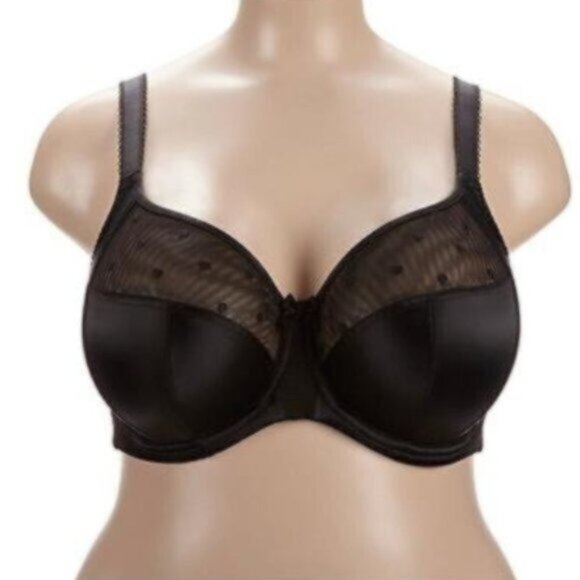 NWT Sculptresse by Panache Black Sexy Lace Contour Bra 38FF - Picture 1 of 6